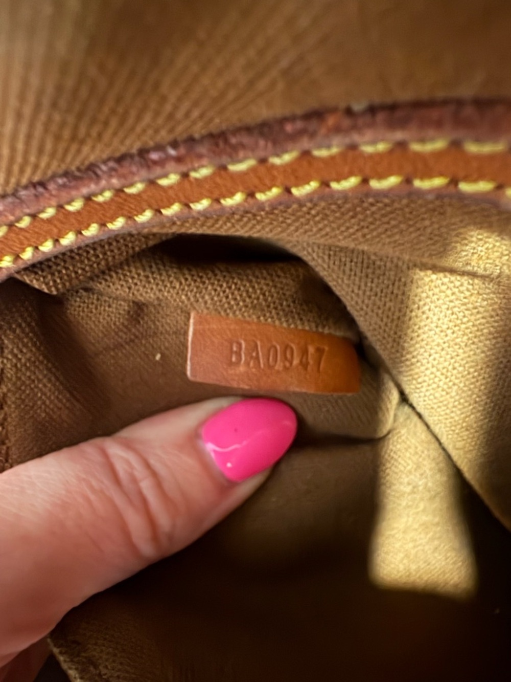 Louis Vuitton Brown Monogram Alma-Style Satchel with Vachetta Trim - Picture 16 of 16